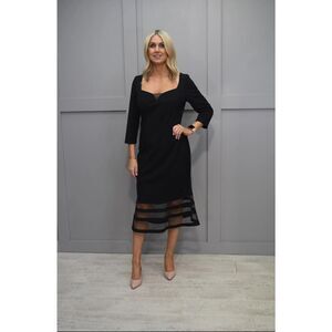 JS Collections Illusion Neck Sheath Dress - Size 8 - NWT